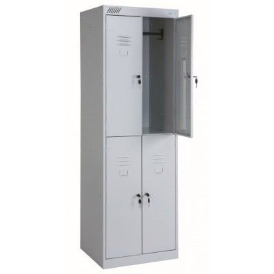 Металлический шкаф для одежды ШРК 24-600