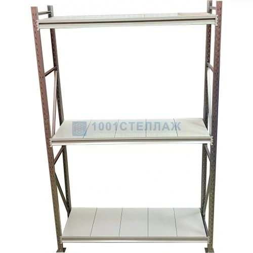 Сборный стеллаж СГР ОЦ 1500х1800х400 - 3 полки (на полку до 450 кг)